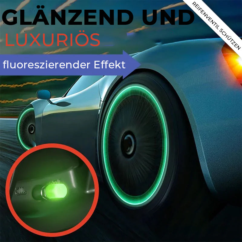😎Universelle fluoreszierende Reifenventilkappen (4 Stück/Set)👍