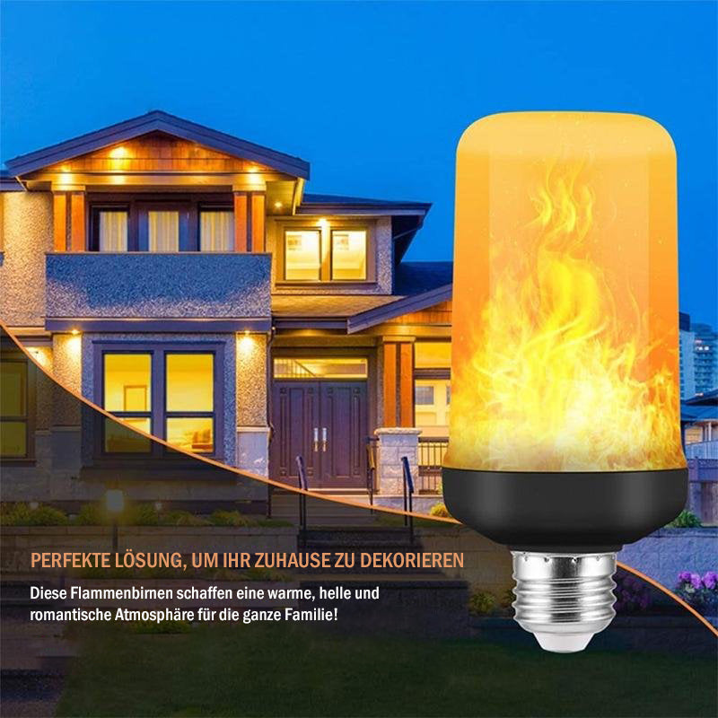 Realistische LED-Flammenglühlampe