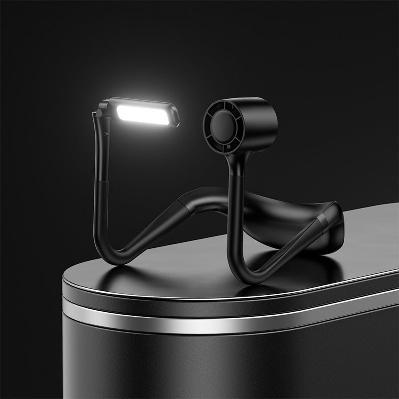 Kreativer tragbarer USB-Ladelüfter mit Licht