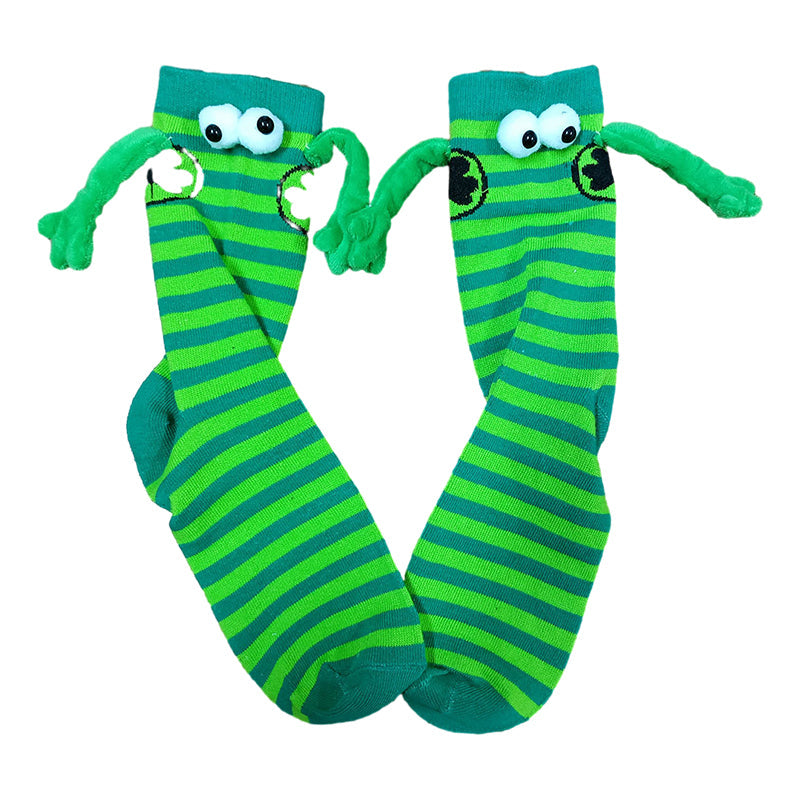 💞🧦Paar Liebe Magnet hält Hände Socken