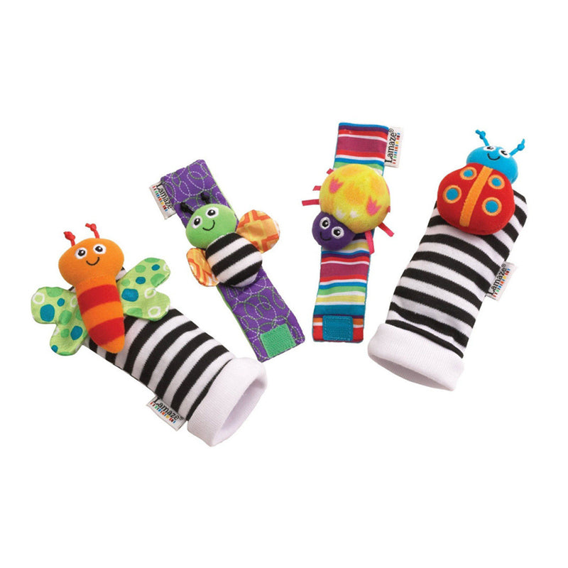 Baby-Lernspielzeug-Rasselsocken