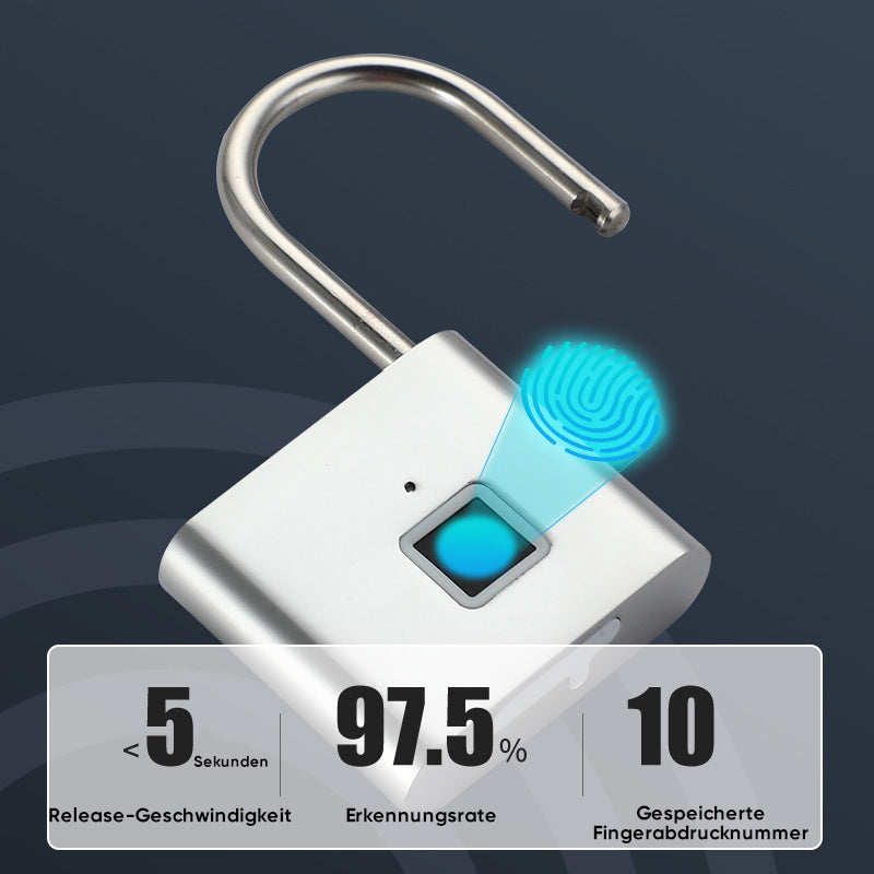 Intelligentes Fingerabdruck-Vorhängeschloss🔒