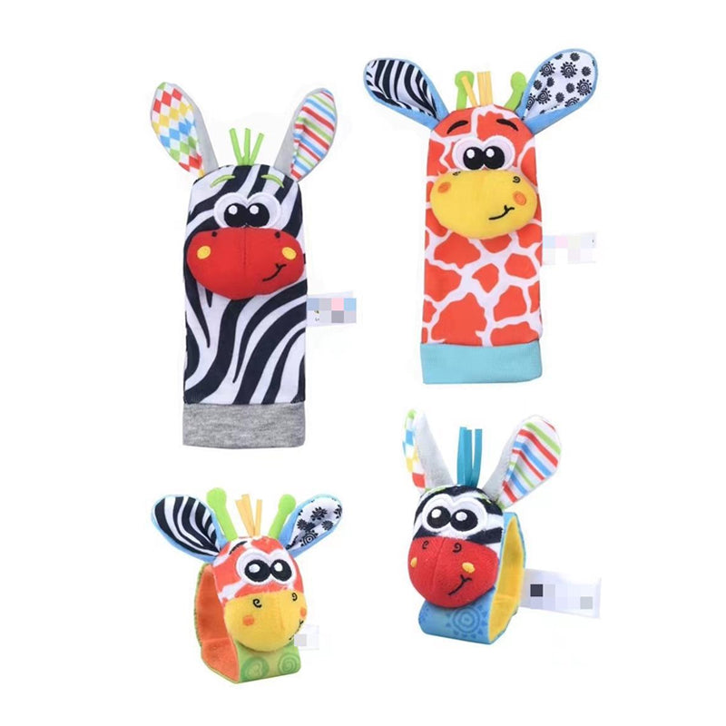 Baby-Lernspielzeug-Rasselsocken