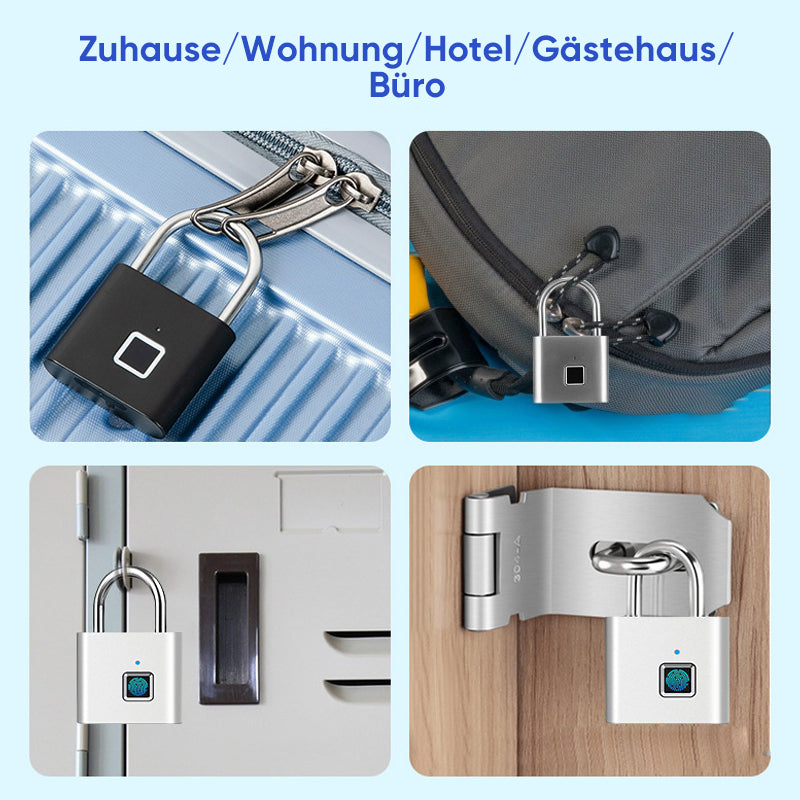 Intelligentes Fingerabdruck-Vorhängeschloss🔒