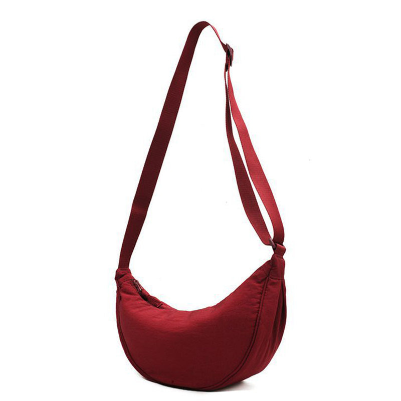 Einfache Damen Knödel Crossbody Tasche
