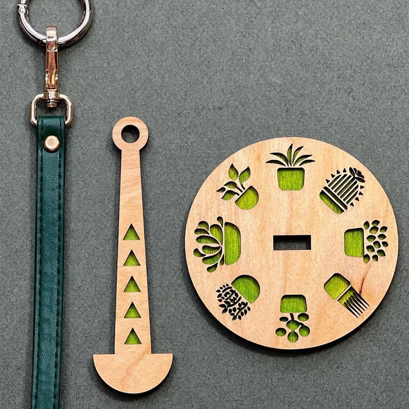 Tragbarer MINI-Garnhalter für das Handgelenk