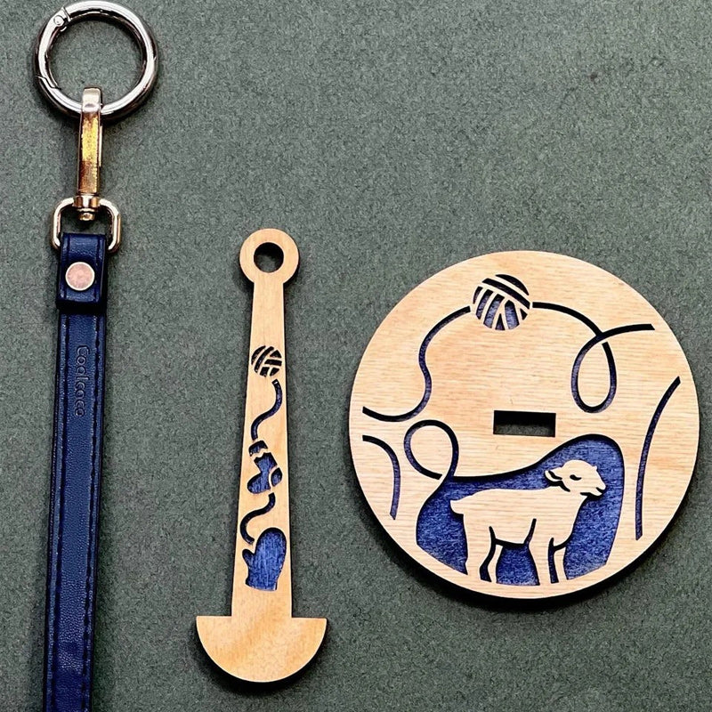 Tragbarer MINI-Garnhalter für das Handgelenk