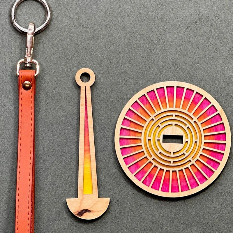 Tragbarer MINI-Garnhalter für das Handgelenk