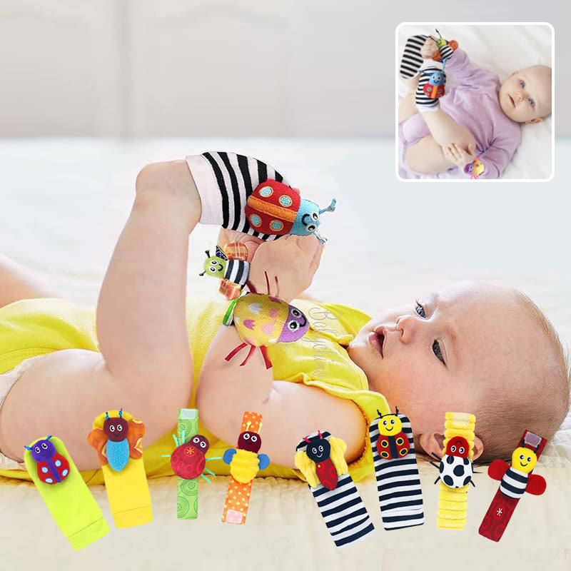 Baby-Lernspielzeug-Rasselsocken
