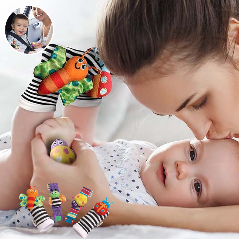 Baby-Lernspielzeug-Rasselsocken