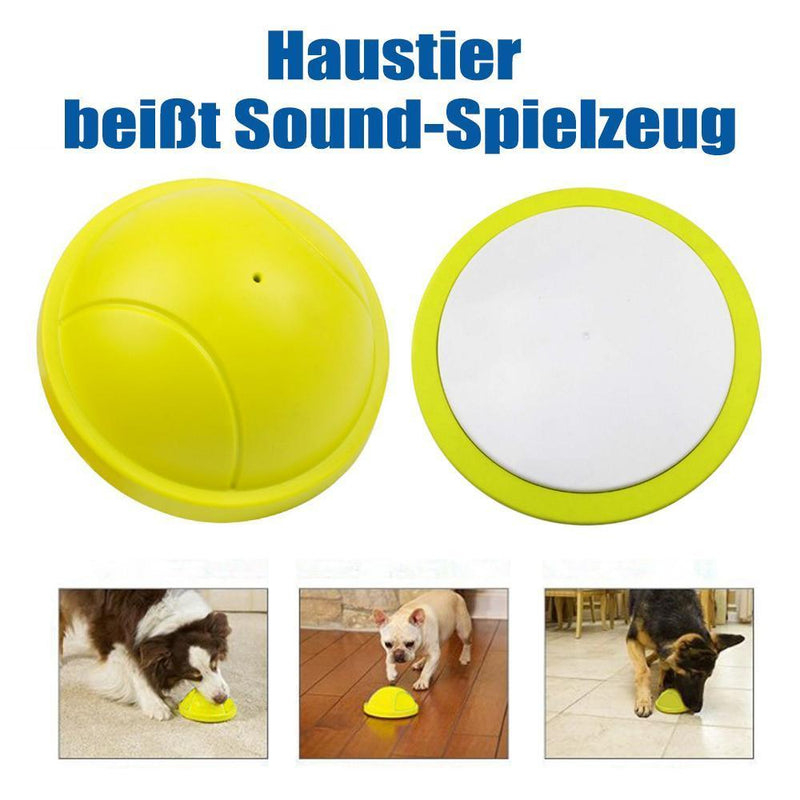 Haustier beißt Sound-Spielzeug