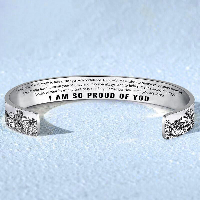 Einfaches Offenes Armband Aus Edelstahl