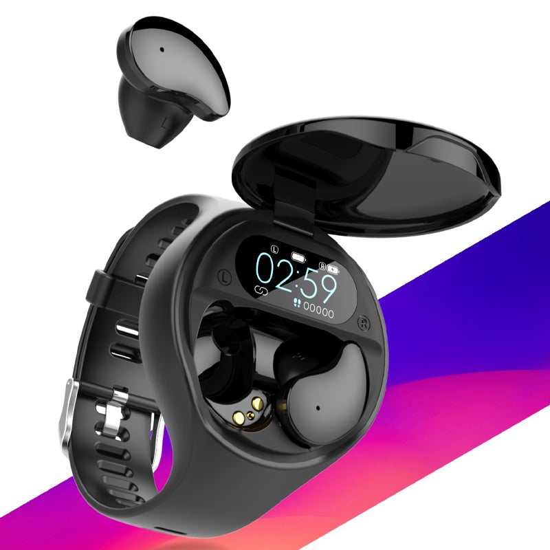 2-in-1-Bluetooth-Kopfhörer-Uhr