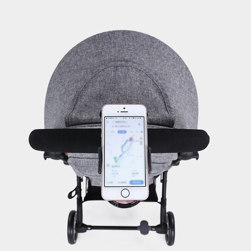 Intelligente Handyhalterung für kinderwagen