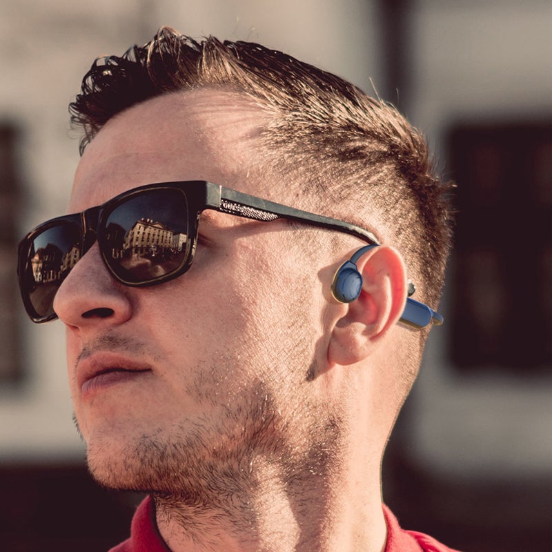 Drahtloser wasserdichter Bluetooth Knochenleitungskopfhörer