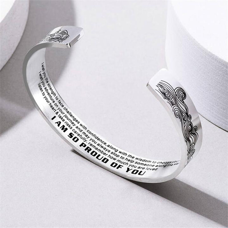 Einfaches Offenes Armband Aus Edelstahl