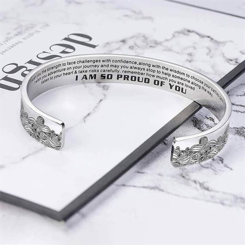 Einfaches Offenes Armband Aus Edelstahl