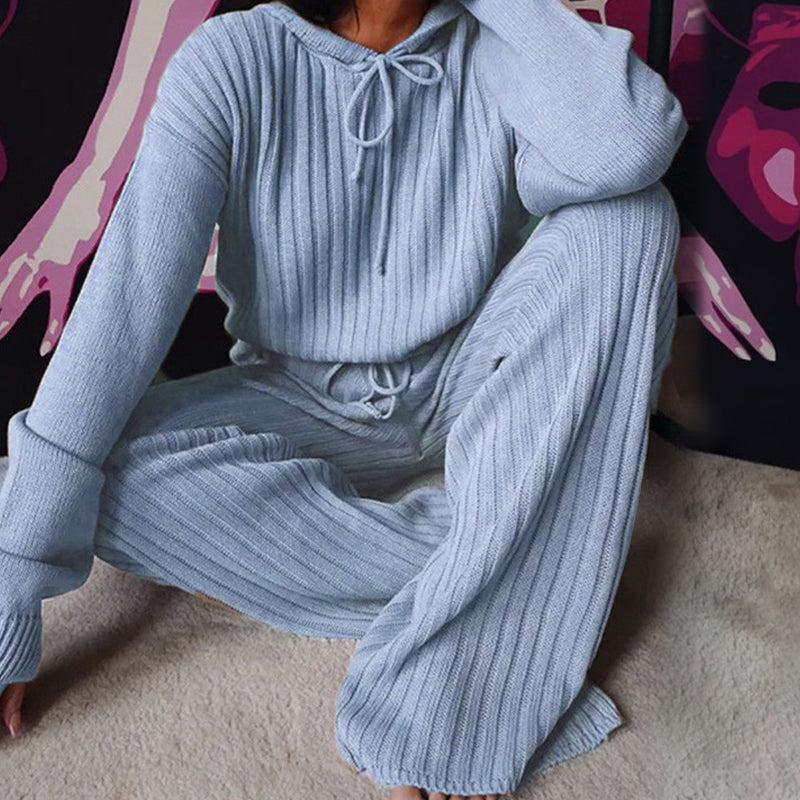 Lässig gestricktes 2-teiliges Set für Damen