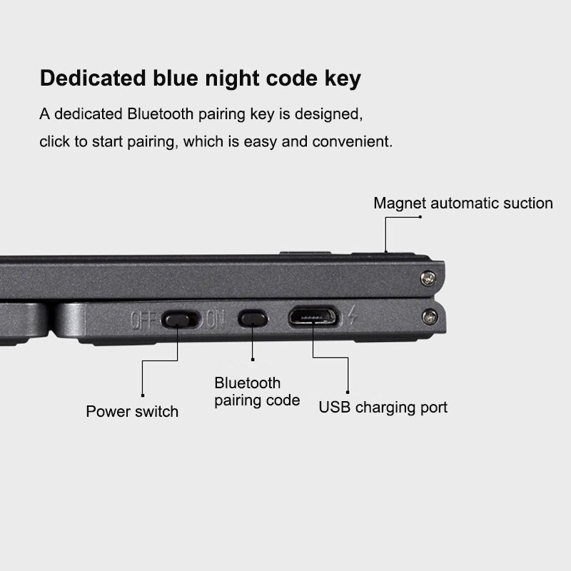 💯Klappbare Bluetooth-Tastatur⌨️