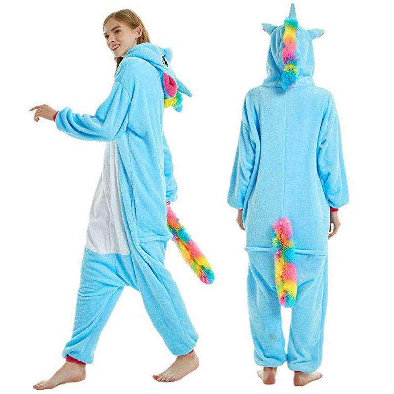 Tier Cartoon warme Kapuzenpyjamas