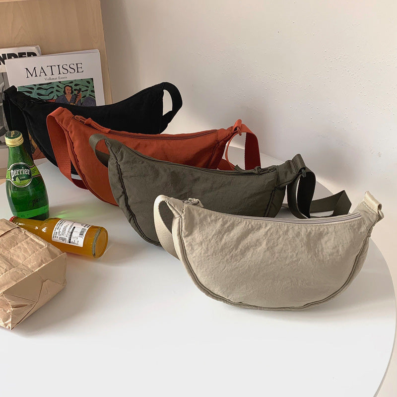 Einfache Damen Knödel Crossbody Tasche