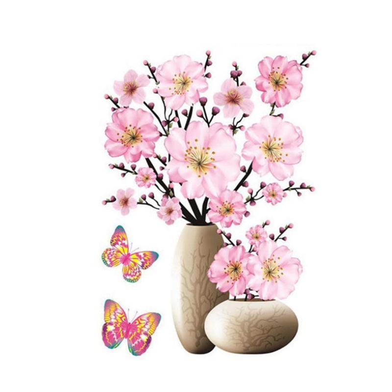 Stehaufe™ 3D Stereo Vase Wandaufkleber