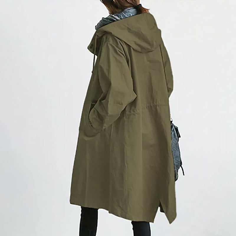 Windjacke mit Kapuze für Damen