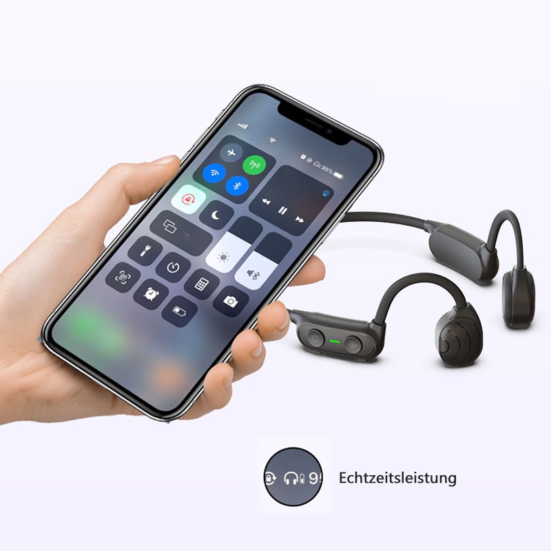 Drahtloser wasserdichter Bluetooth Knochenleitungskopfhörer
