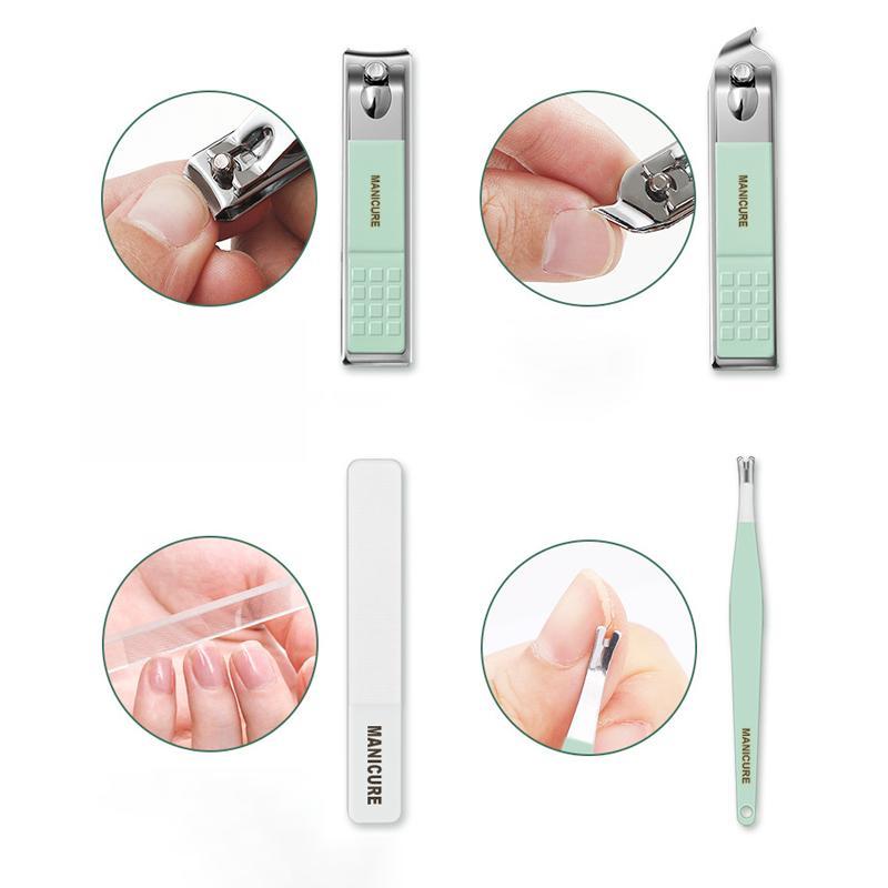 Tragbares Nagelknipser Set (12/16 Stück)