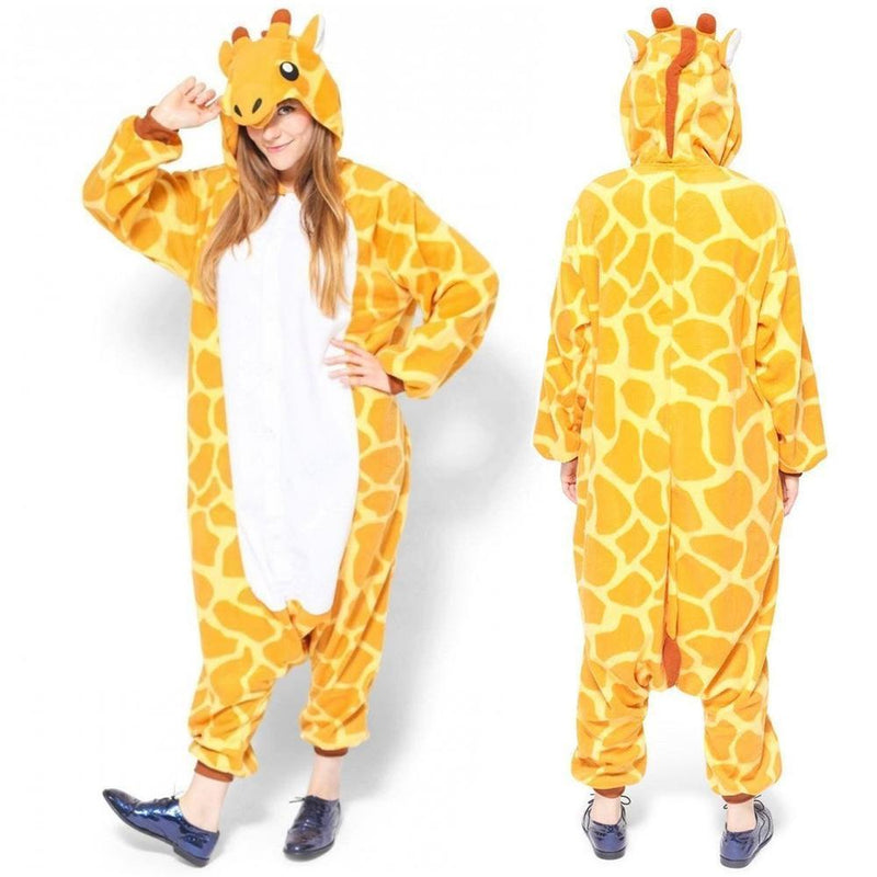 Tier Cartoon warme Kapuzenpyjamas