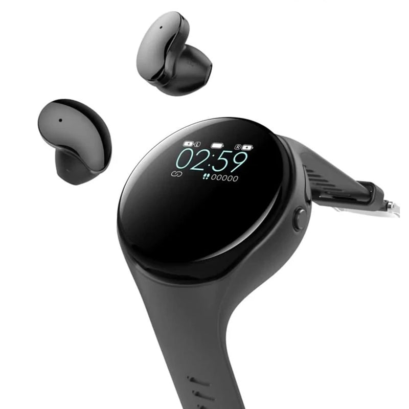 2-in-1-Bluetooth-Kopfhörer-Uhr
