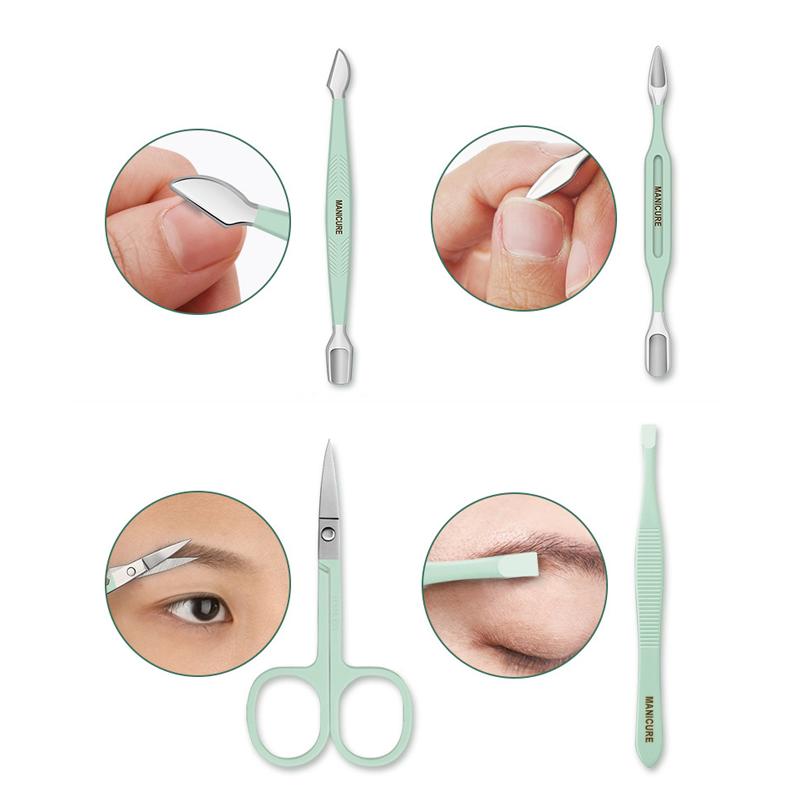 Tragbares Nagelknipser Set (12/16 Stück)