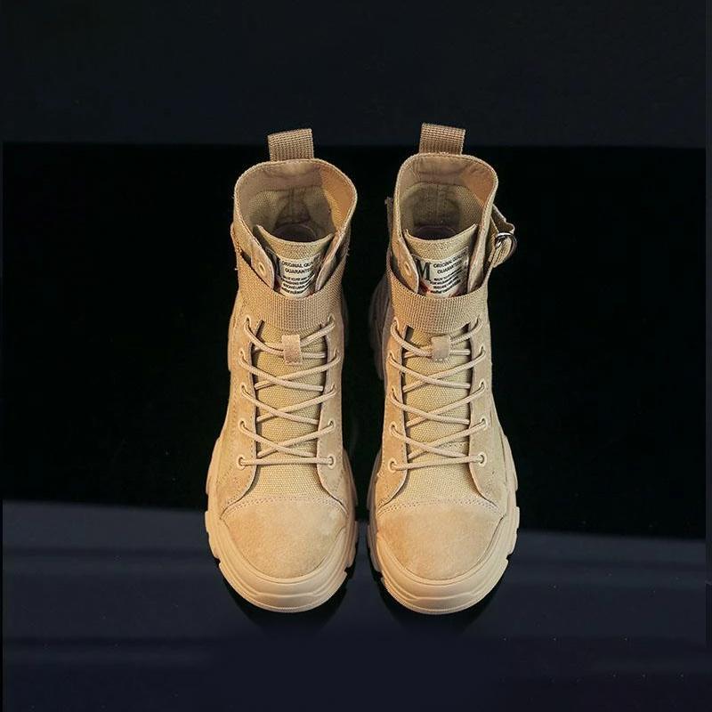 Frauen Vintage Military Martin Stiefel  