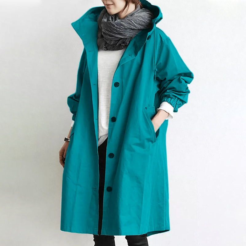 Windjacke mit Kapuze für Damen