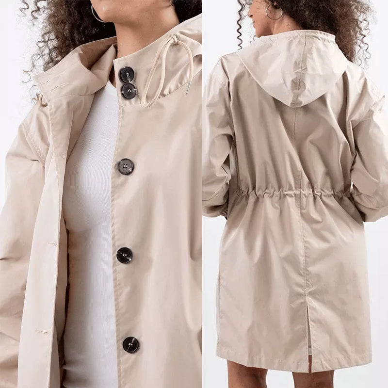 Windjacke mit Kapuze für Damen