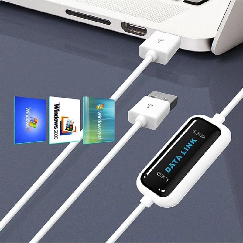 Kompaktes USB-PC-zu-PC-Übertragungskabel
