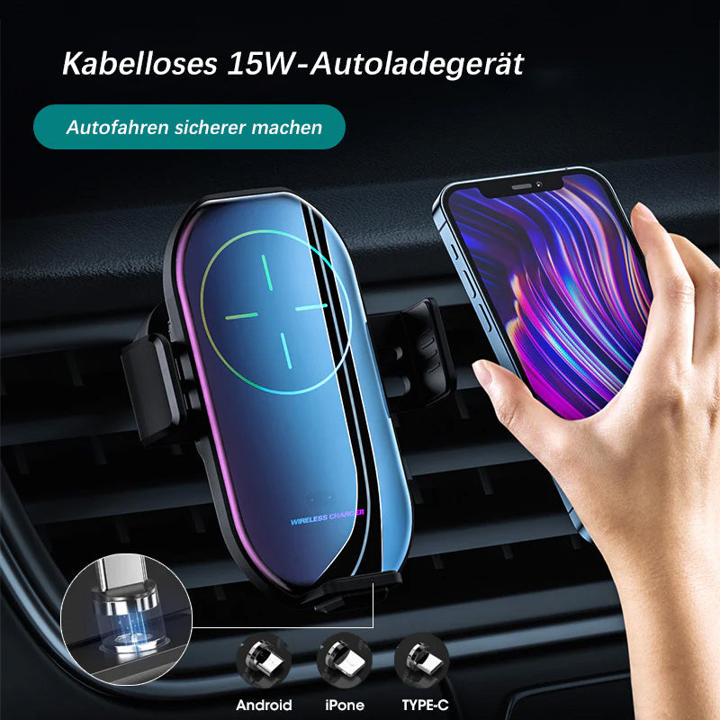 Drahtloses Magnetisches Autoladegerät & Handyhalter