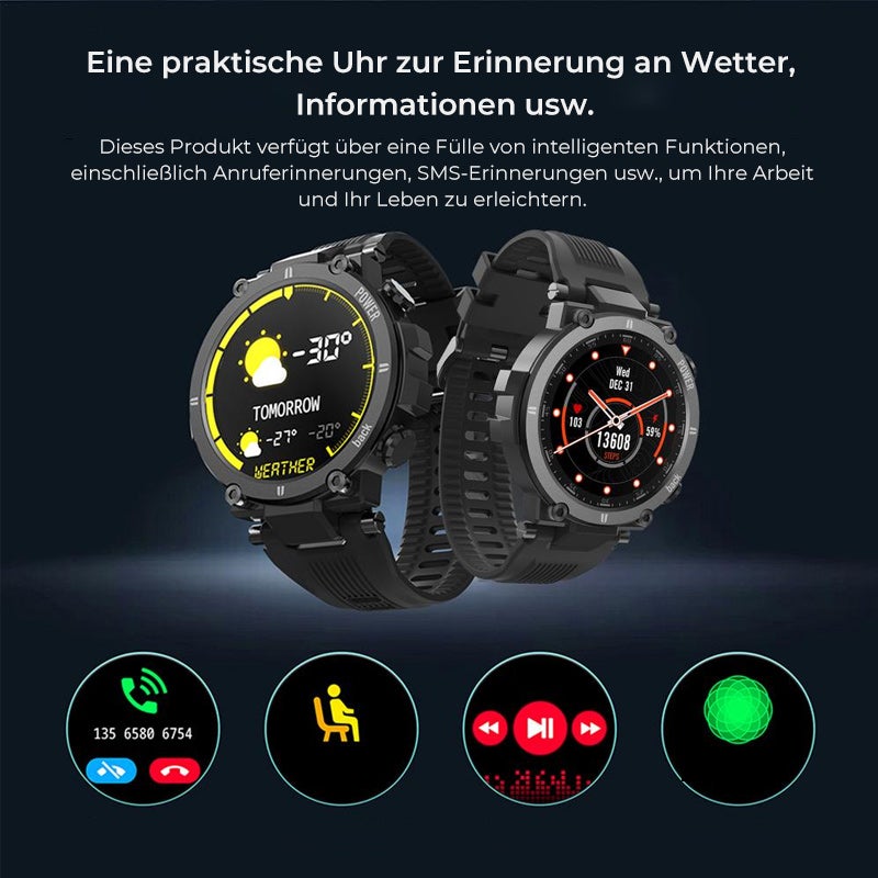 Multifunktionale Uhr Zur Überwachung Der Herzfrequenz