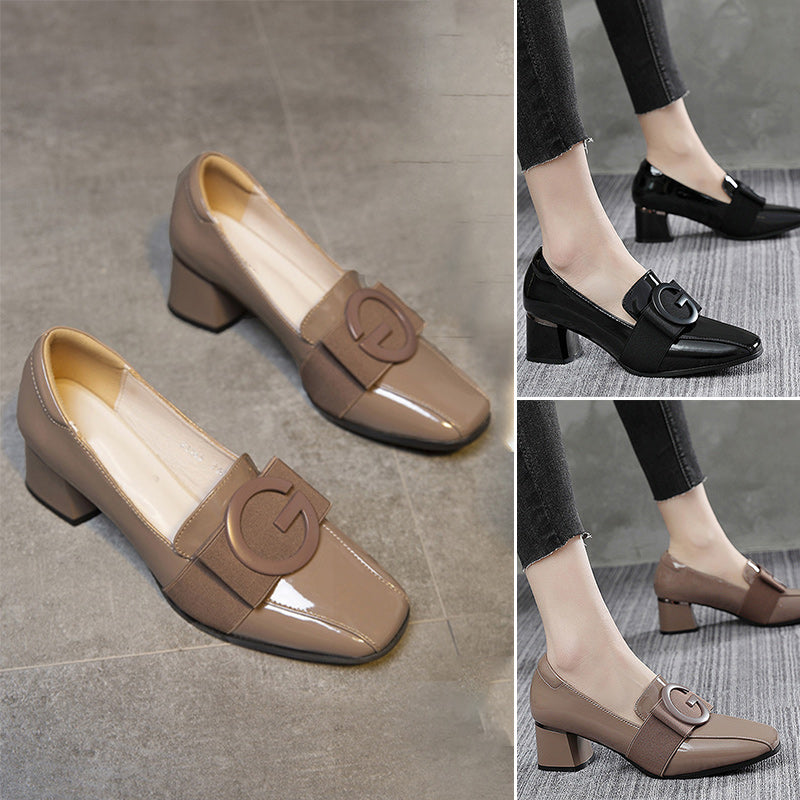 Modische Weiche Lederschuhe aus Lackleder