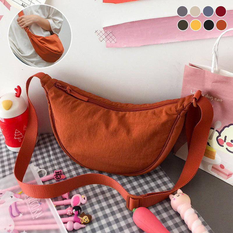 Einfache Damen Knödel Crossbody Tasche