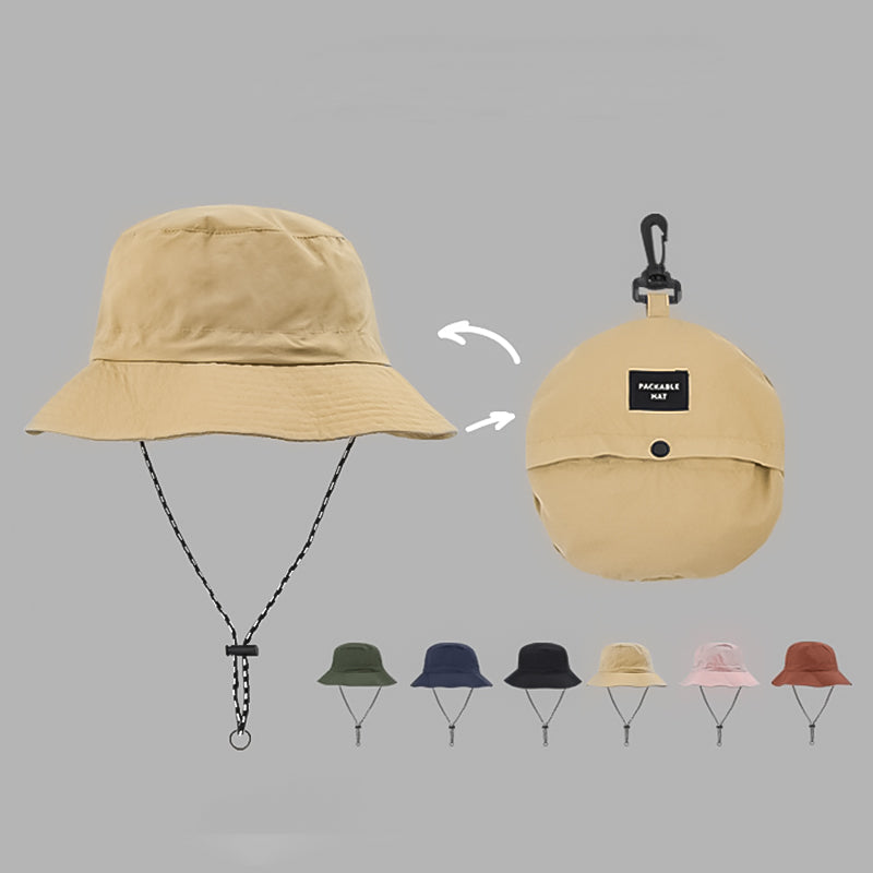 Zusammenklappbarer und tragbarer Sonnenhut