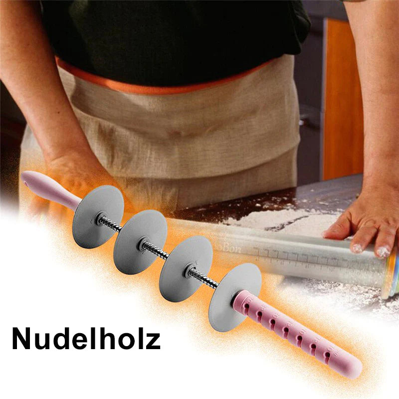Mehrzweck-Nudelholz zum Schneiden von Teig