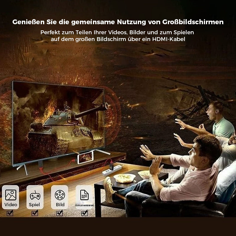 Verzögerungsfreies 1080P-HDMI-TV-Kabel