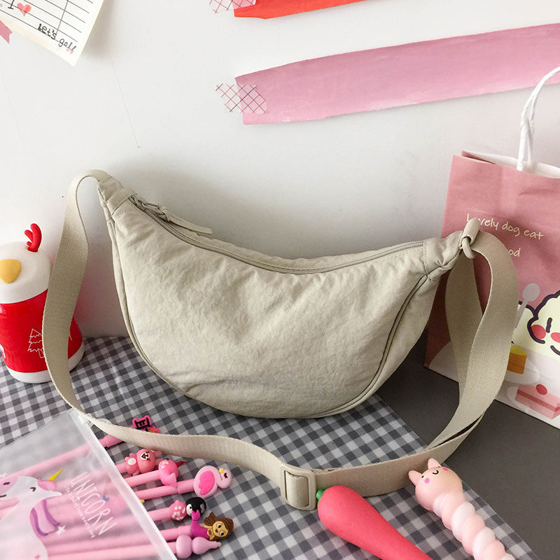 Einfache Damen Knödel Crossbody Tasche