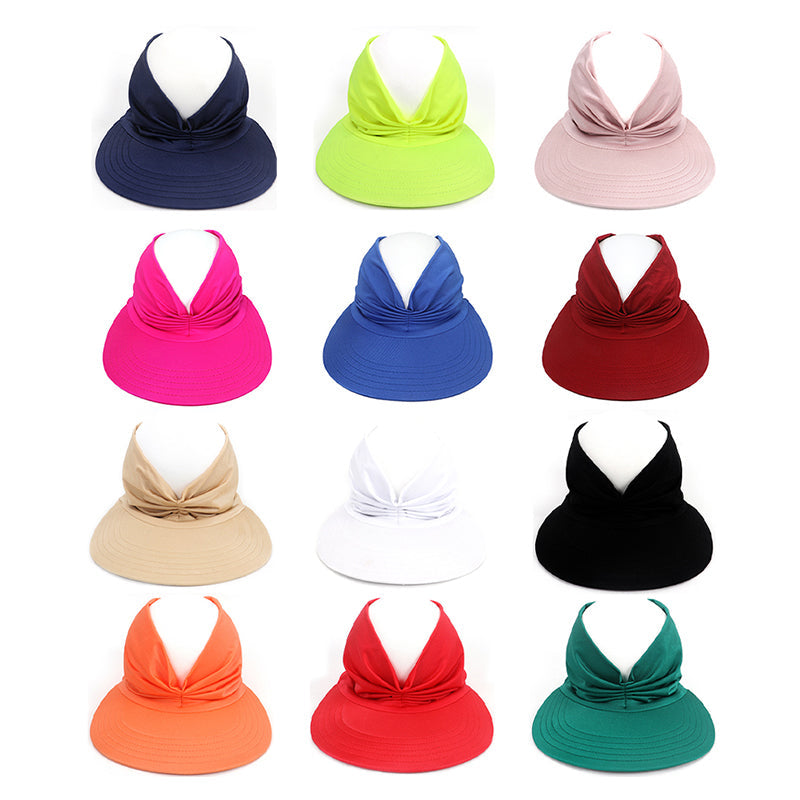 Elastischer Sonnenhut mit UV-Schutz für Damen