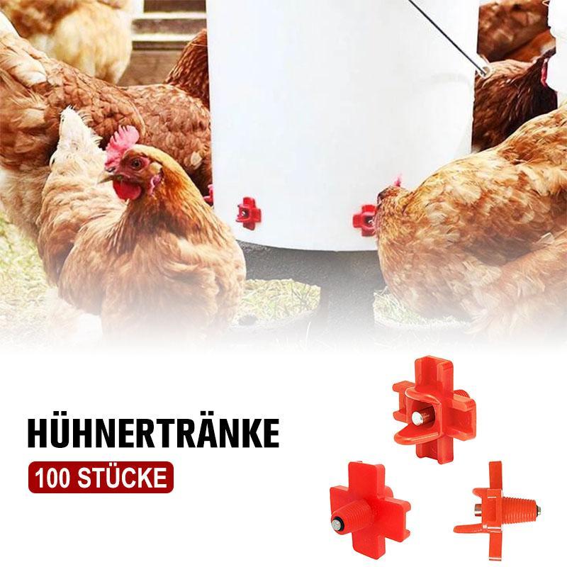 Horizontale Seitliche Montage Hühnertränke (10 STÜCKE)