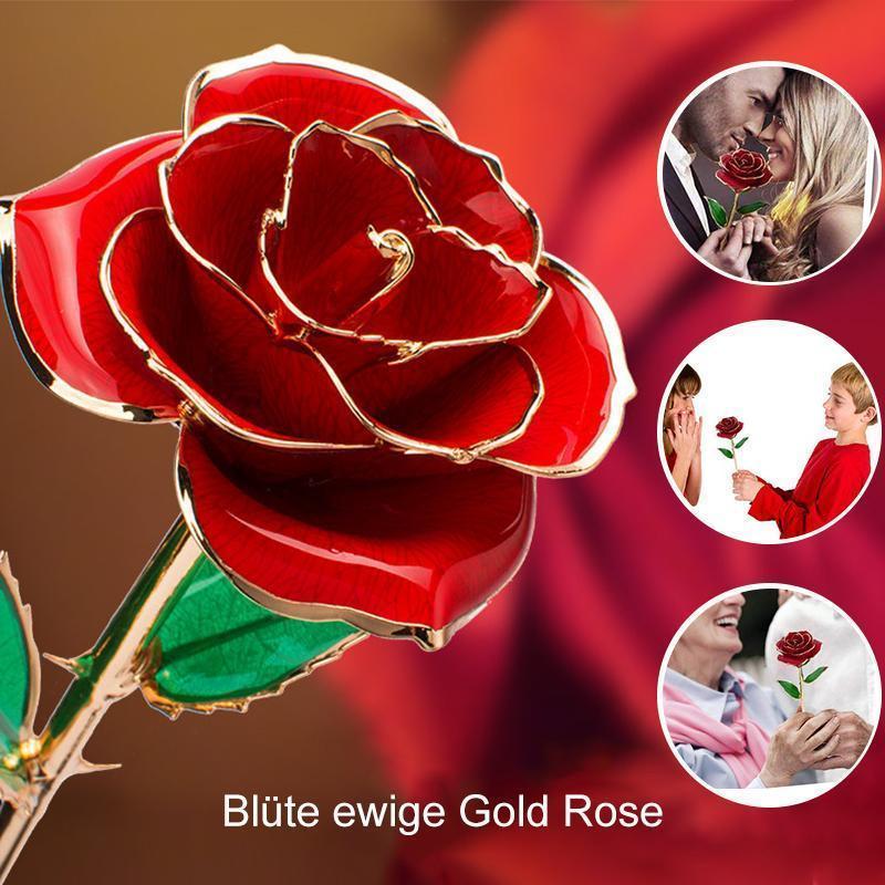 Blüte Ewige 24K Gold Rose