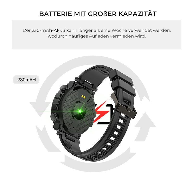 Multifunktionale Uhr Zur Überwachung Der Herzfrequenz