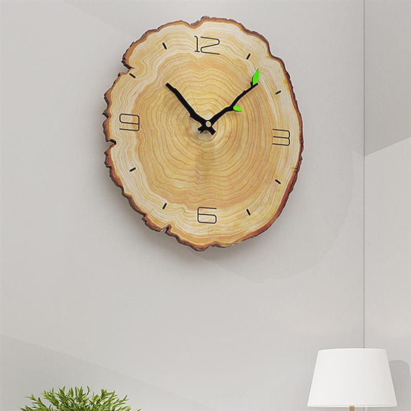 Kreative Holzmaserung Wanduhr