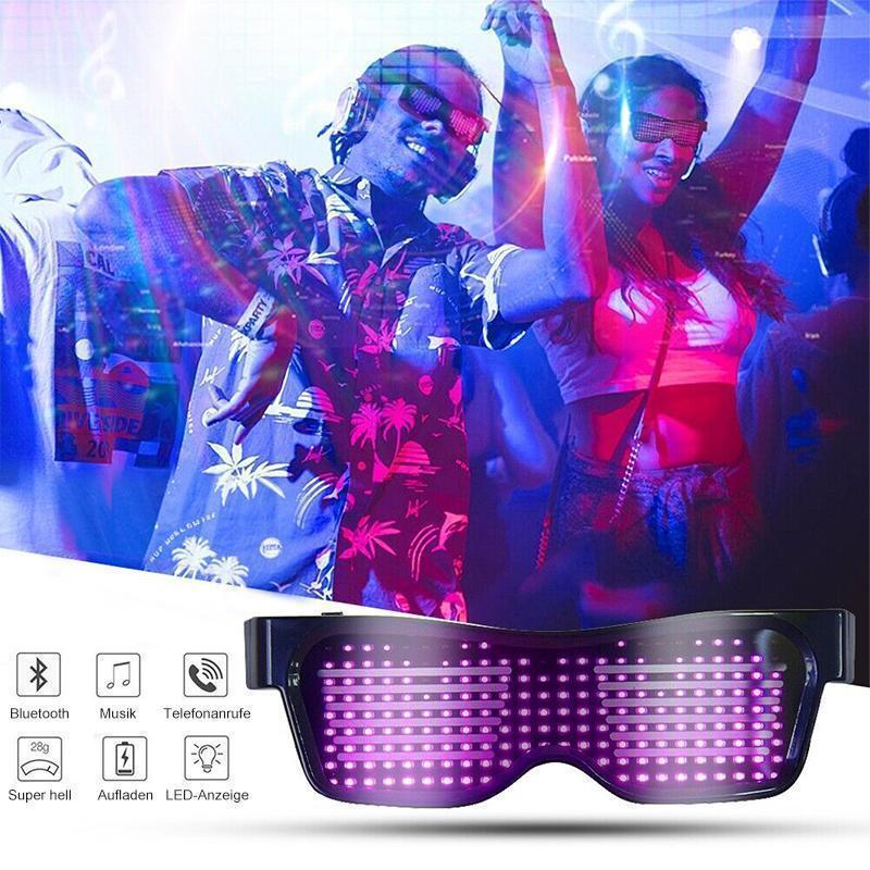 Coole leuchtende LED- Gläser Party